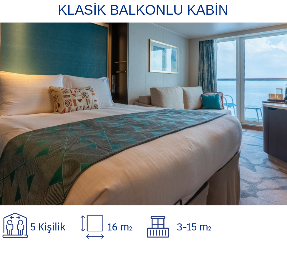 aroya cruise gemisi kabin balkonlu